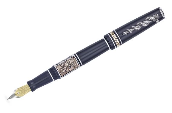 Marlen Ippocrate Fountain Pen - Blue Fine